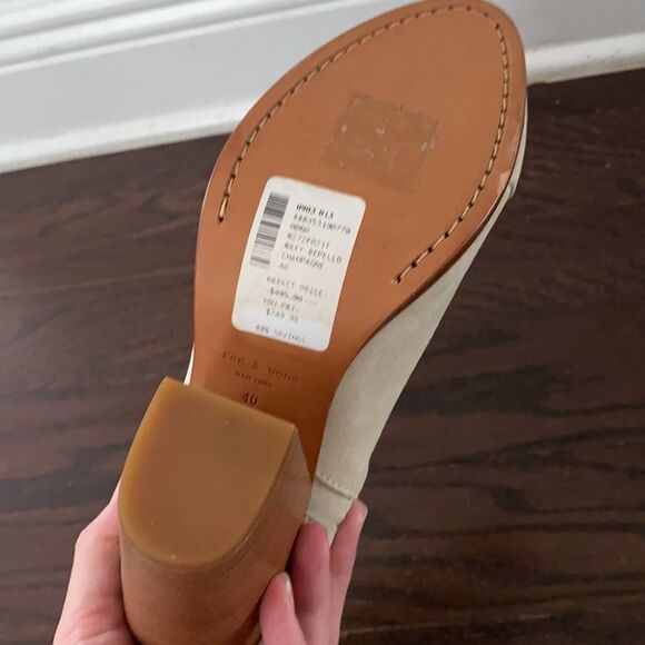 NWOB Rag & Bone Margot Ankle Boots Heels Suede 40 - Picture 10 of 15